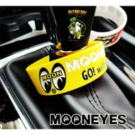 Yellow Mooneyes Car Accessories JDM Style  Shift Lever Knob Dust Cover Racing  Shift Knob Cover