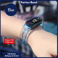 Glacier Transparan Berganti Warna Strap untuk Band M3 M4 M5 M6