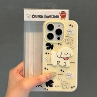 Scarf Dog 2 in1 Phone Case For Samsung Galaxy F56 F36 M56 M36 F70E M17 F17 M07 F07 M40S M32 M23 M22 
