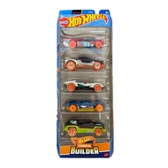 Hot Wheels 5 Vehicle Pack - HW Track Builder (HTV52) Mini Car Toy