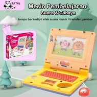 Tatajoy Mainan Laptop Anak Mini laptop karakter Mainan Edukasi Anak