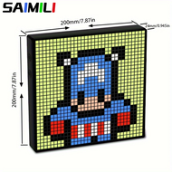 Saimili LED Pixel Display, 32x32,APP、、,EU Paparan LED Pixel Saimili, Paparan Seni Pixel Terprogram 3