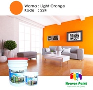 cat tembok eksterior weathershield heaven paint [setara dulux] 20 kg - light orange