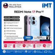 Xiaomi Redmi Note 17 Pro 5G Smartphone | Qualcomm Snapdragon® 6s Gen 4 | 8340mAh Battery