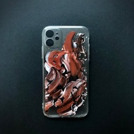 Acrylic 手繪抽象藝術手機殼 | iPhone 11 | Woodland