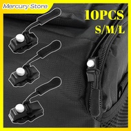 10PCS Universal Jacket Bag Clothing Replacement Zipper Lifter Black/ Zipper Lifter Bag Replacement