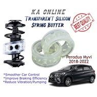 Perodua Myvi 2018-2022 Transparent Silicon Coil Spring Cushion Buffer High Quality Car Shock Absorbe