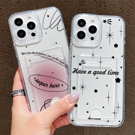 Card Bag Slot Casing for Infinix HOT 60 60i 50 50i 30i 20s 20i 20 11S NFC Note 40 30 Pro Plus Smart 