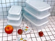 Bộ 6 hộp thực phẩm chữ nhật Hokkaido 500-750-1000-1500-2000-2500ml an toàn sức khỏe