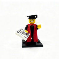 Foreign Trade Building Blocks Minifigures Dolls Graduates Bachelor's Uniforms Children's Toys Gifts 
