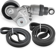 90K-39390 Serpentine Belt Drive Component Kit for Mazda 3/6/CX-3/CX-5/CX-9/MX-5 Miata,2012-2021,2.0L