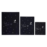 GRATIS ONGKIR - 6448 Notebook Diary Hitam / DIY Scrapbook dan Foto / Buku Polos 28 Lembar /