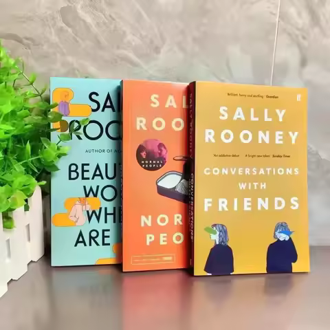 Sally Rooney Series Normal People/Conversations With Friends/Beautiful World Where Are You Novel Boo