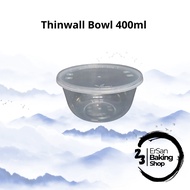 [Contents 25 Pcs] Thinwall Bowl 400ml Meiji/ 400ml Plastic Bowl 400ml Food Container 400ml Bowl Cont