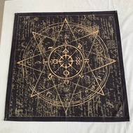 Fate Wheel Tarot Tablecloth Ceremonial Sense Magic Game Dedicated Table Mat Game Starry Sky Push Car