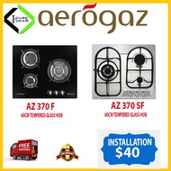 Aerogaz AZ-370F -60cm Cooker Hob | Tempered Glass And Stainless Steel | 3 burner | Express Free Home Delivery |