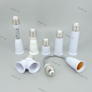 65mm 95mm 14cm Flexible AC E27 To 2 E27 bulb Base power Socket plug Converter LED Light Lamp  Extend