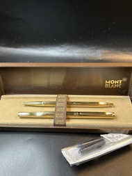 Montblanc 萬寶龍 金色筆套裝 附原裝筆盒