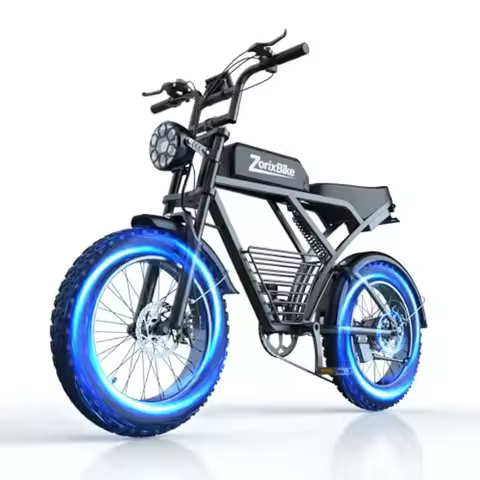 Electric bike for adults: 48V 20Ah battery, brushless motor 1500/3000W peak,3135 mph max speed, 80-m