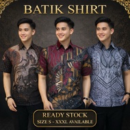 [M’sia Ready Stock] Kemeja Batik Lelaki Slimfit | Design Eksklusif | Sejuk & Tak Panas | Kain Poly M