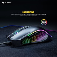 Macro Mouse NUBWO Cerberus เมาส์เกมมิ่ง nm-92m 12800 DPI