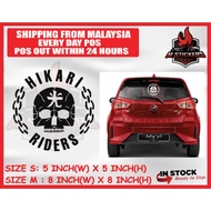 Hikari Raiders Car Sticker Sticker Kereta / M1
