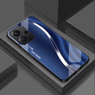 Ốp Lưng cho XIAOMI REDMI 13 Mặt kính cường lực cao cấp Họa tiết LOGO RỒNG