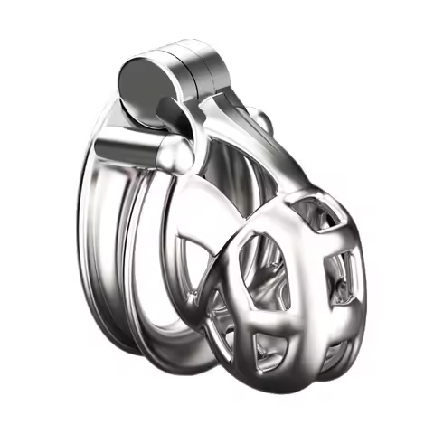 Sixth generation Cobra Stainless Steel Male Chastity Lock Tire Ring CB Chastity Cage SM Sexual Train