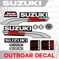 MESIN SUZUKI OUTBOARD DECAL STICKER 70 HP PK SUZUKI ENGINE COVER STICKER