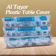 Al Tayar Plastic Table Cover / Hygenic Plastic Table Cover / Size 85 x 110cm / 40 pcs / High Quality