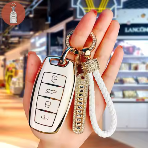 TPU Car Key Cover Case For Haval H6 H2S H4 H7 F5 F7 M6 Keychain Accessories