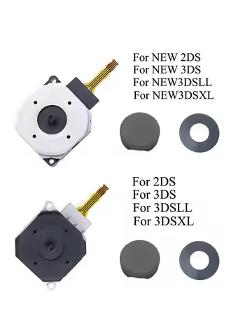 1Set 3D Analog Joystick Thumb stick replacement for New 3DS New 2DS XL 3DS XL for NEW 3DS XL LL 2DS 