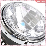 [Wishshopefhx] Motorcycle Chrome Halogen Front Headlight Lamp for CB400/ CB1300