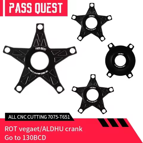 PASS QUEST -chainrings Spider Adapter Narrow For Rotor REX 3D+ 3DF VEGAST/ALDHU 110BCD and 130BCD Bi