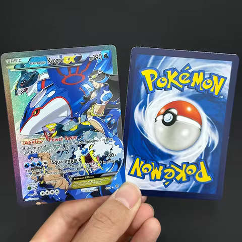 Diy English Pokemon Card Xy Kyogre Groudon Ex Collection Ptcg Japanese Tcg Anime Card