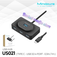 Mindpure USB Hub Type C 3.0 4 Ports | Laptop PC USB Port Booster US021 0,3meter 1meter 1m 0.3m 0.3 m