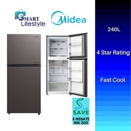 《Save 4.0》Midea 2 Door Refridgerator MDRT307MTB28 -MY Fridge -peti Sejuk