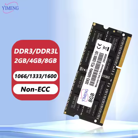 DDR3 DDR3L 4GB 8GB Laptop Memory Ram PC3L 1.35V 8500 10600 12800 PC3 1.5V 1333 1600 1866Mhz 204Pin N