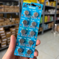 Blister of 10 genuine LR44 L1154F L1154 A76 AG13 batteries