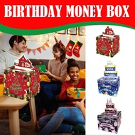 Creative Merry Christmas/Happy Birthday Cash Gift Set A4P8 Box Birthday Money