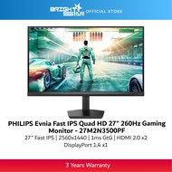 PHILIPS Evnia Fast IPS Quad HD 27" 260Hz Gaming Monitor - 27M2N3500PF