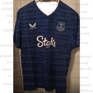 2025 New 2526 Club Match T-shirt Everton FC Mens and Womens Fan Clothes Summer Moto Quick Drying Bre