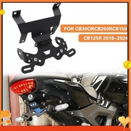 For  CB125R CB150R CB250R CB300R 2018-2024 License Plate Holder Frame with LED Light Motorcycle Acce