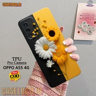 HP Latest Oppo A55 4G Phone Case - Fashion Flower Case - Oppo A55 4G Case - Soft Oppo A55 4G Phone C
