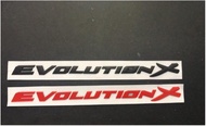 Mitsubishi Evo X Evolution X Emblem Logo Inspira Lancer