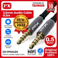 3.5mm Male to Male Audio Aux Cable 0.5 Meter PX CO-YP00105