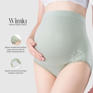 Wimiu Celana Dalam CD Maternity High Waist Korset Panties Maxi Seamless Panty Pakaian Dalam Hamil Wa