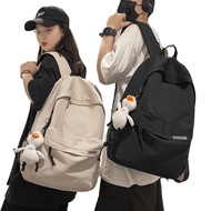 Decathlon Backpack Men's Simplicity Large Capacity Travel Backpack Female Casual Early High School Student Bag Men's Single Bag