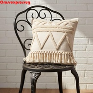 VORTEX Bohemian Fringe Pillow Cover, Modern Wear-resistant Sofa Cushion Case, Skin-friendly Polyeste