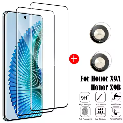 For Honor X9b Glass Honor X9a Tempered Glass 9H Full Curved Protective Screen Protetor For Honor X9B
